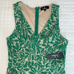 Lulus Green Lace Dress